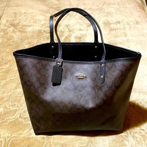 Used- Coach reversible tote bag